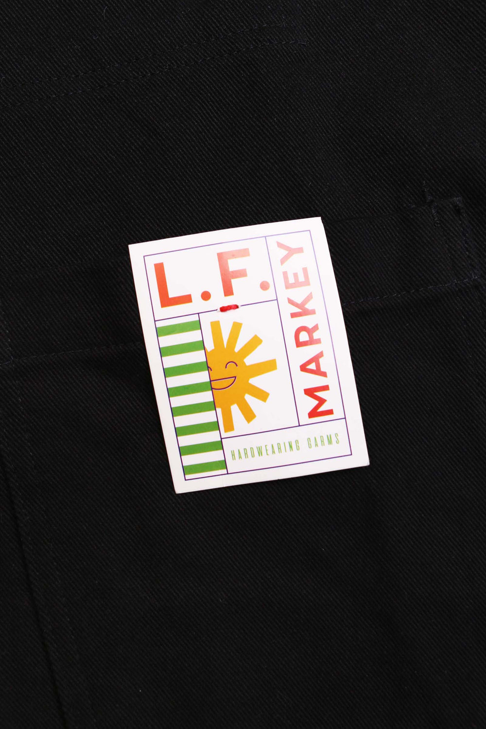 Wide Chore Coat Black