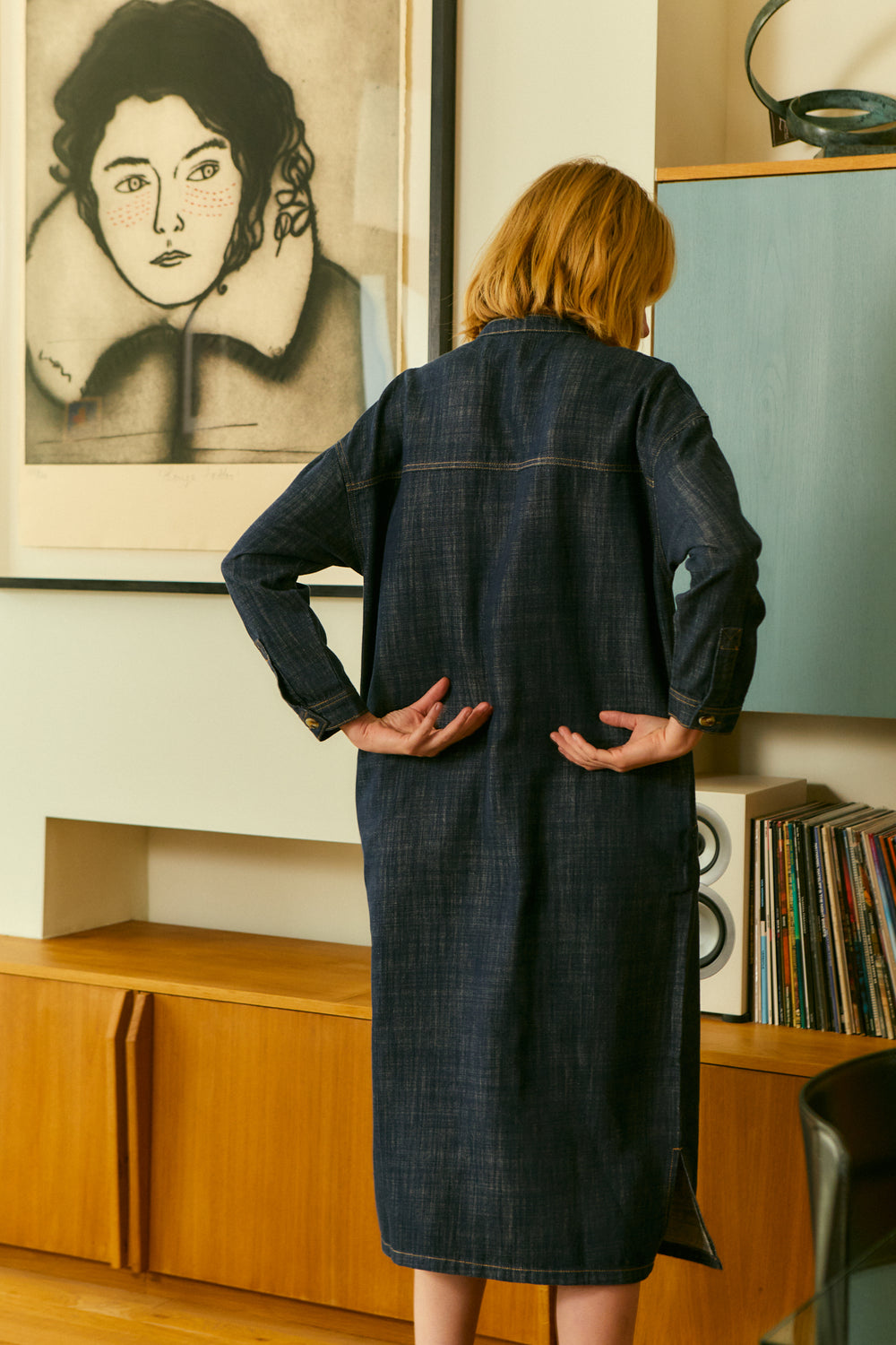 Ansel Shirtdress Indigo