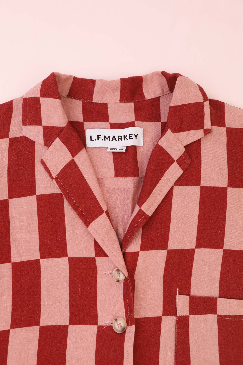 Maxim Shirt Printed Brick Check