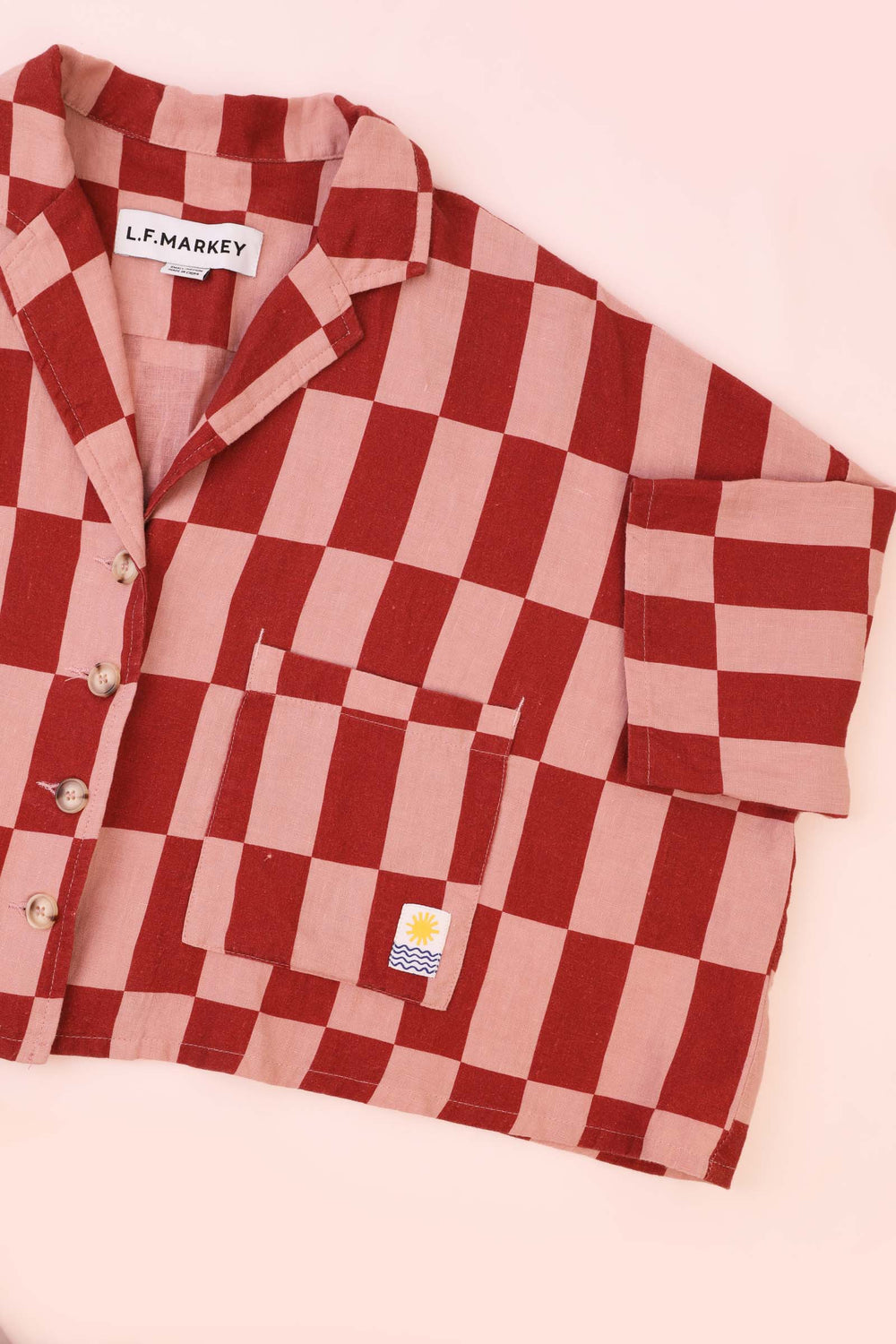Maxim Shirt Printed Brick Check