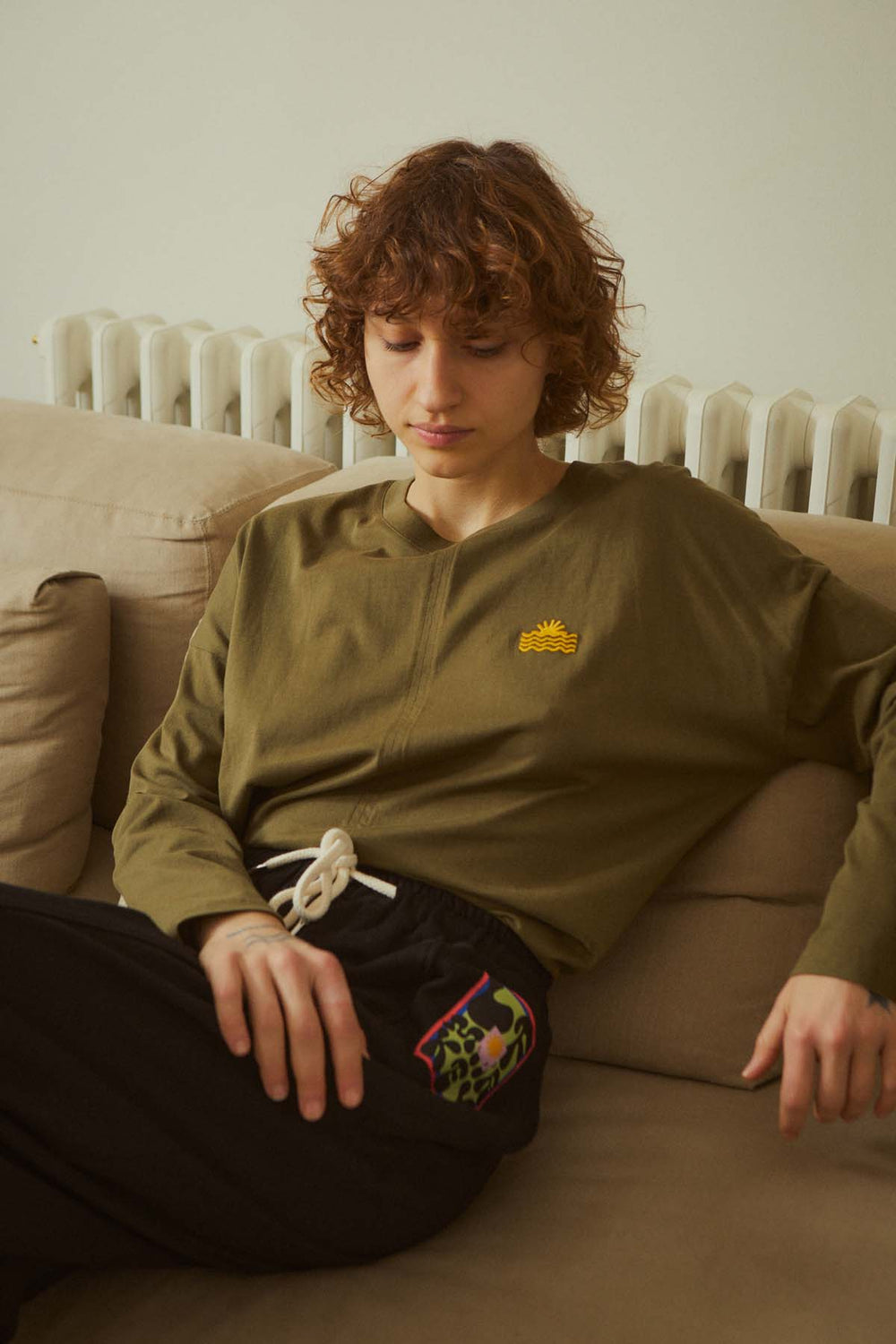 Lesley Top Olive