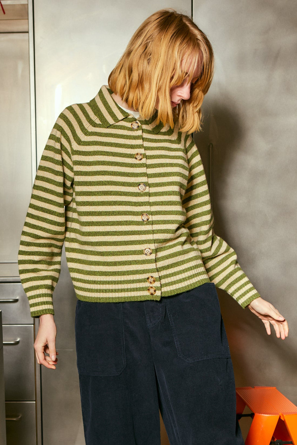 Lytton Cardigan Olive