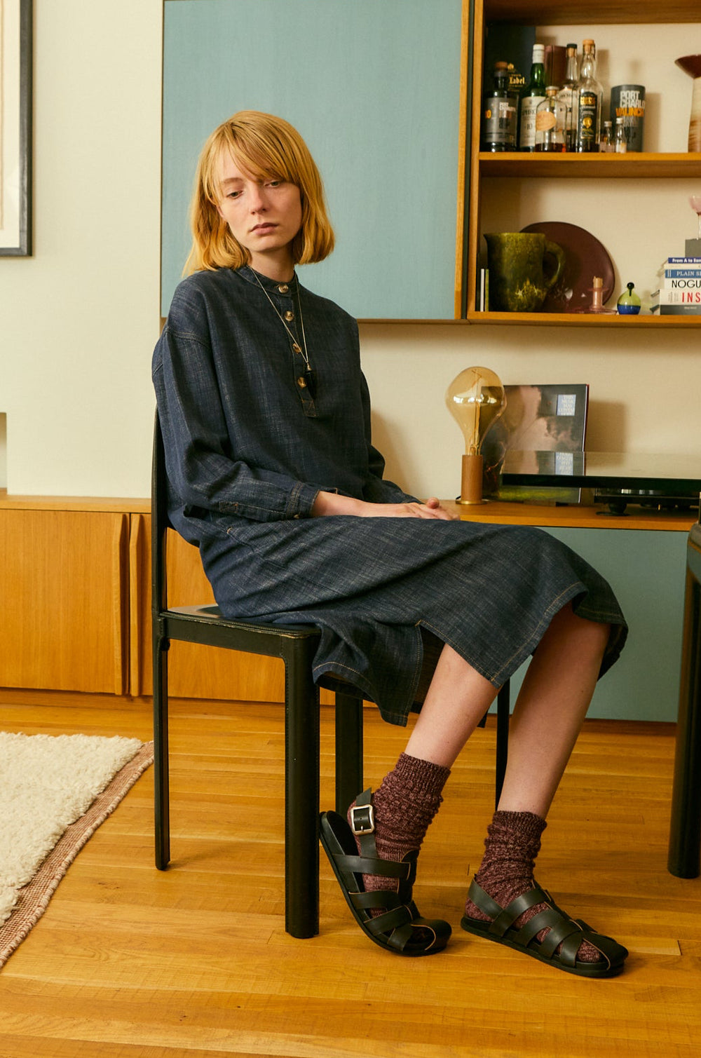Ansel Shirtdress Indigo
