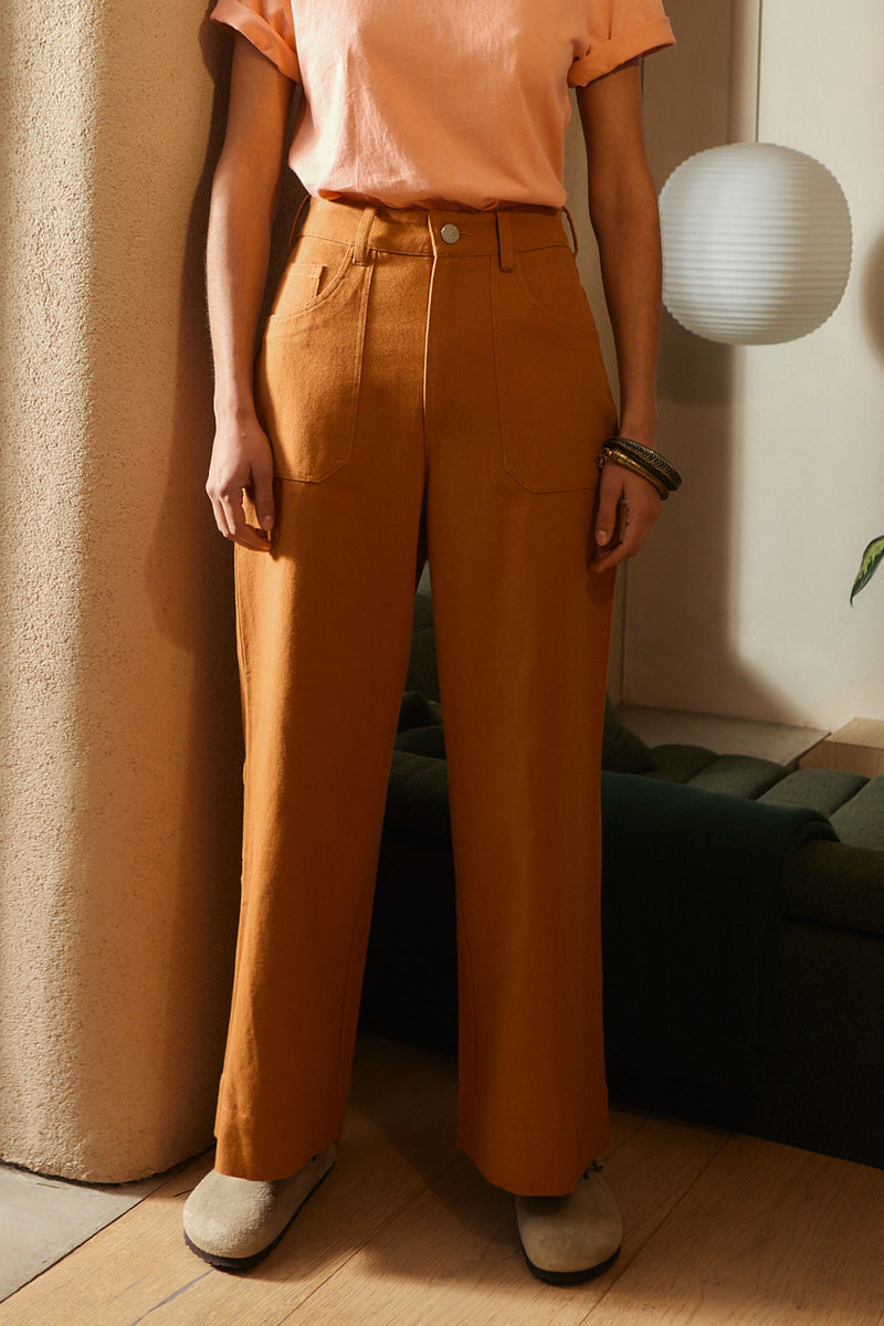 CARPENTER TROUSER TERRACOTTA