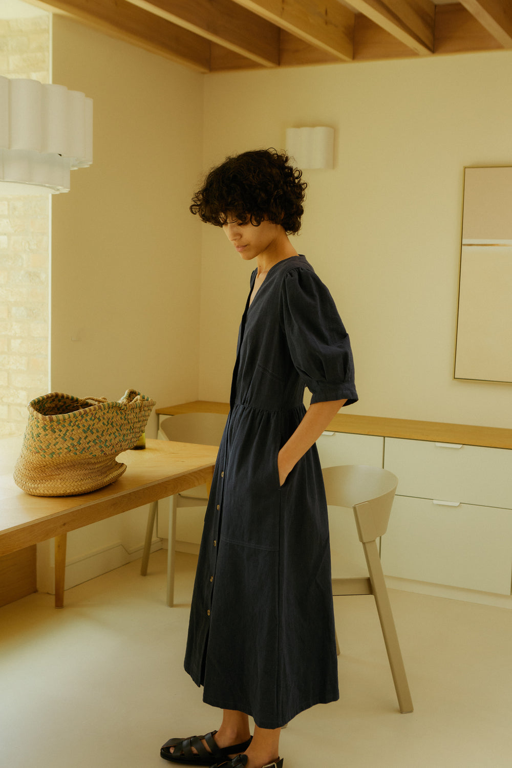 LOWRY DRESS NAVY