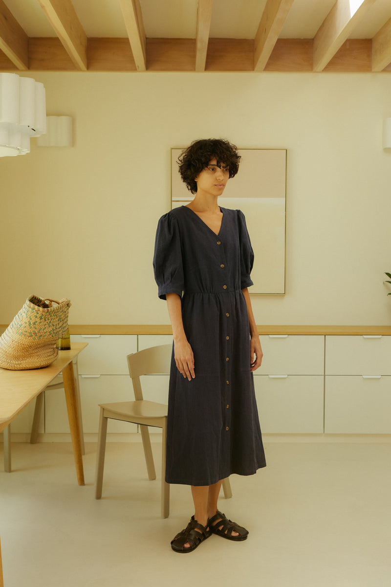 LOWRY DRESS NAVY