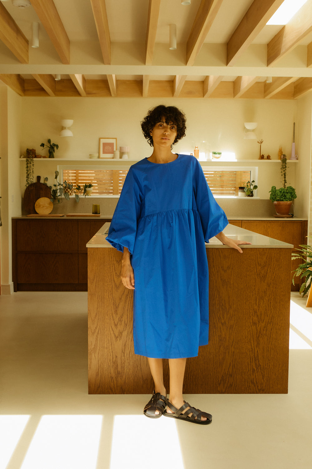 APOLLO DRESS COBALT