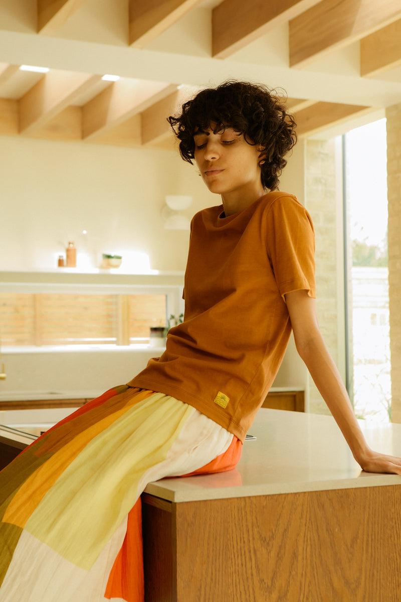 BASIC TEE TERRACOTTA