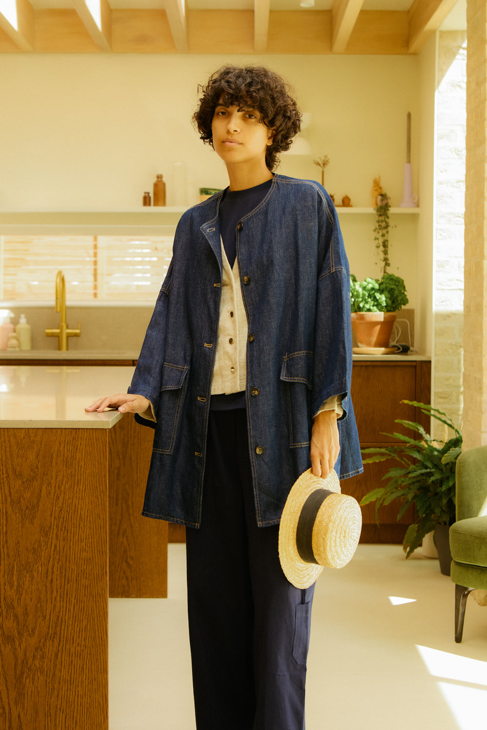 Lowe Jacket Denim Chambray