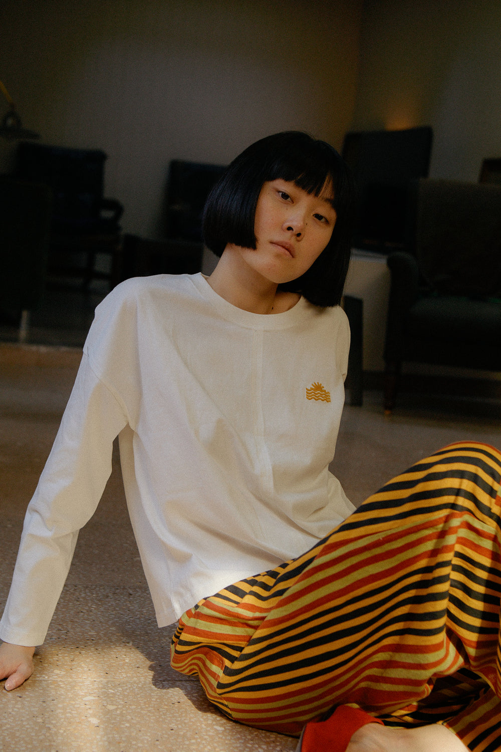 Lesley Top Ecru