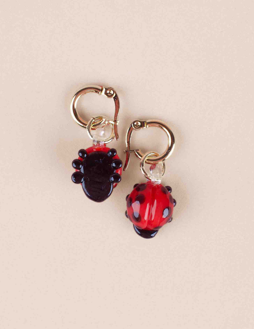 Love Bug Hoops Red/Black