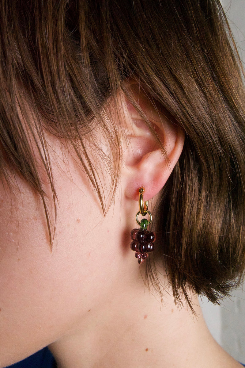 Vino Hoops Gold/Purple