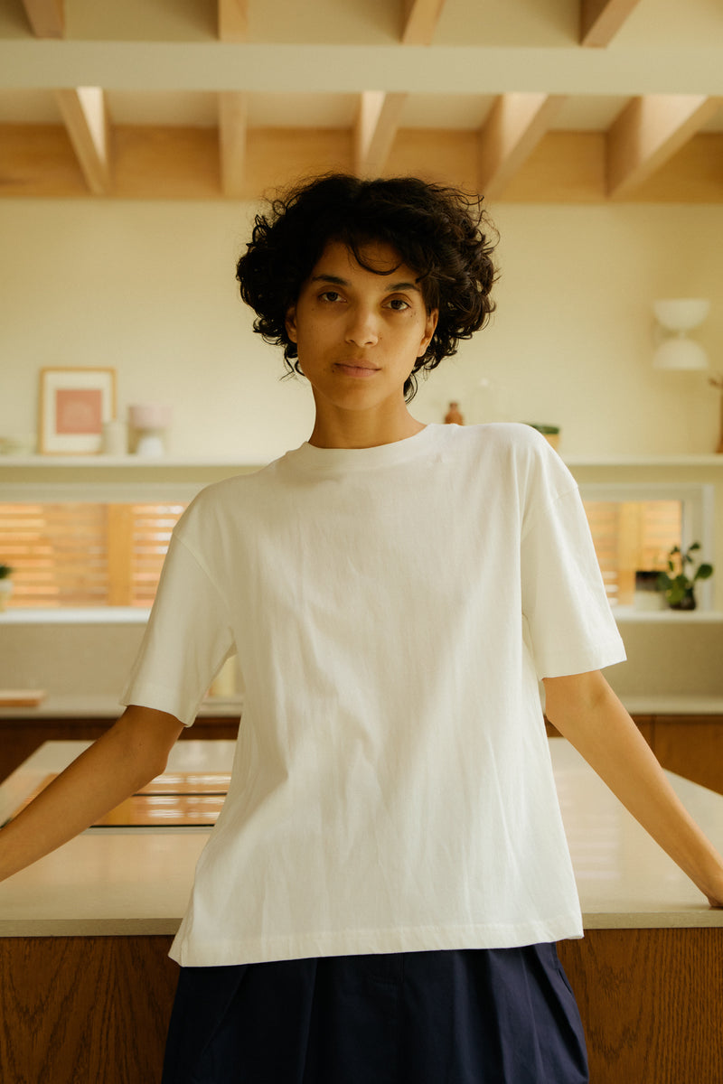 PEYTON TEE ECRU