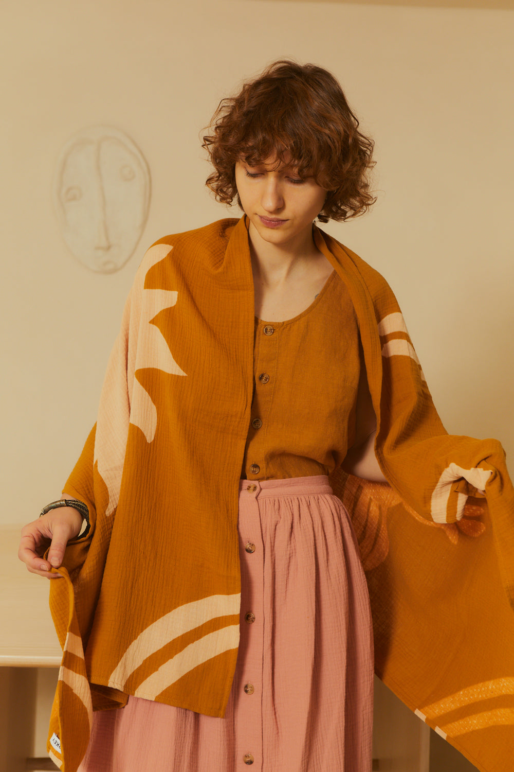 SOLEIL SCARF TURMERIC
