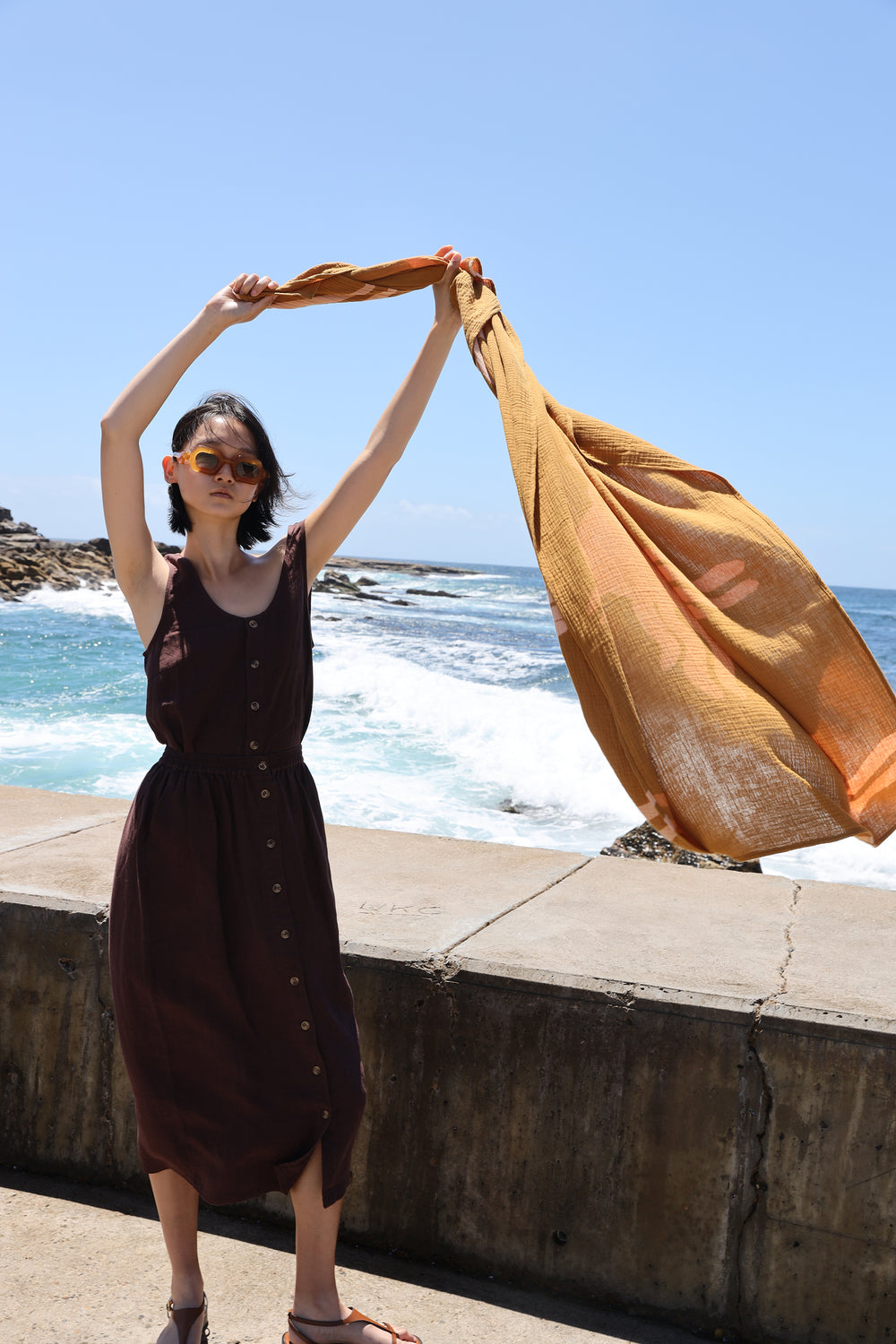 SOLEIL SCARF TURMERIC