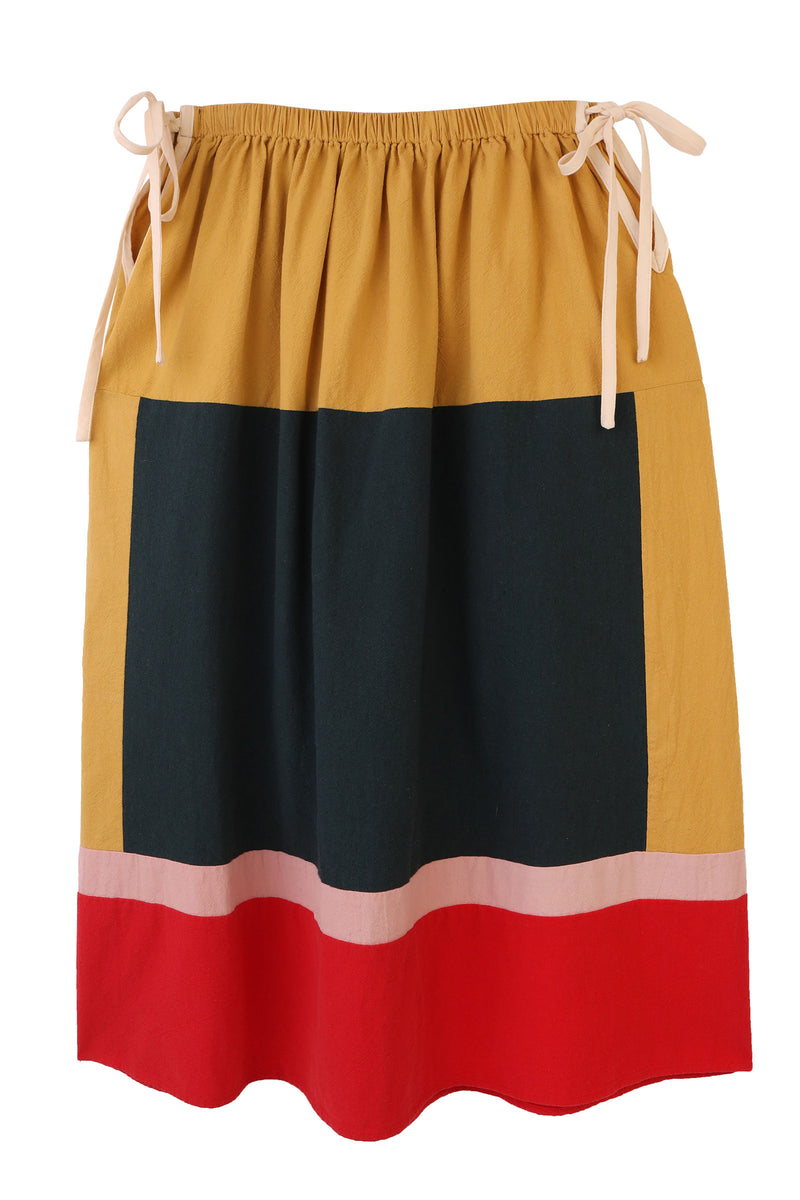 Vince Skirt Mustard Multi