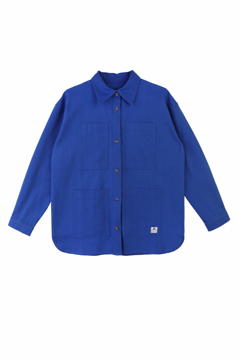 WRIGHT OVERSHIRT COBALT