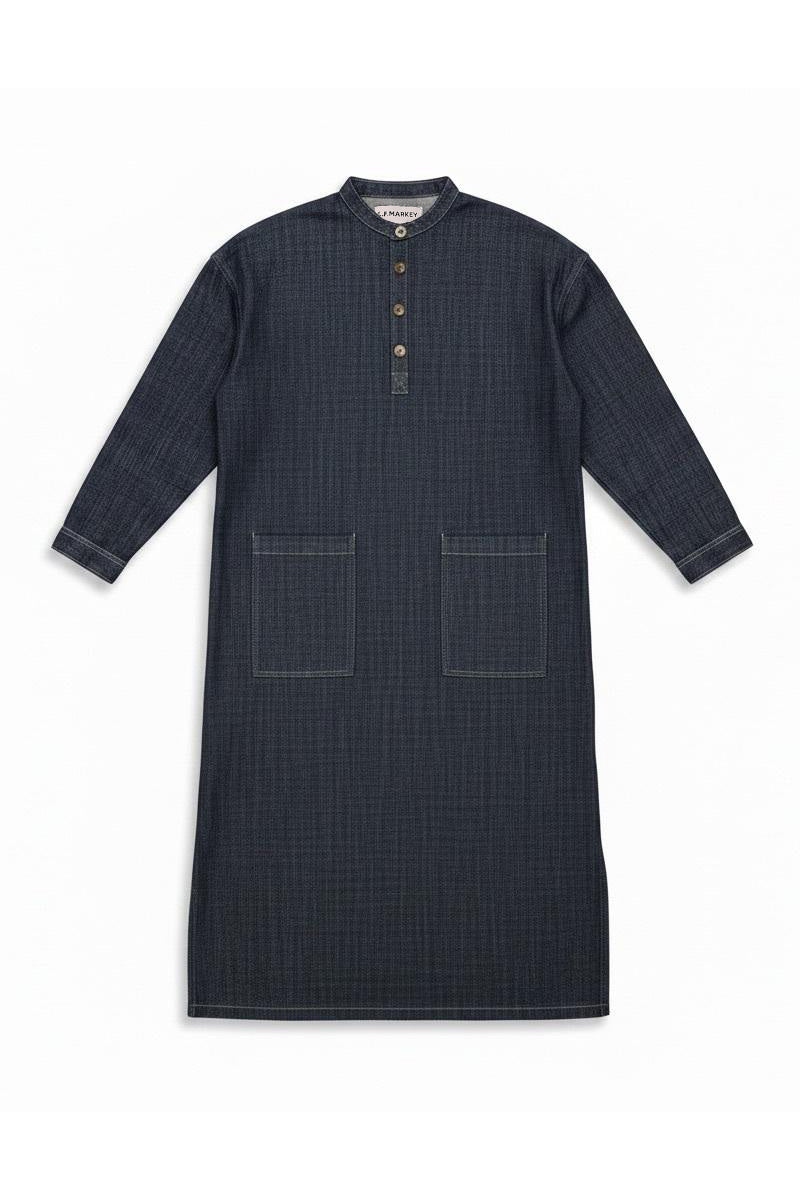Ansel Shirtdress Indigo
